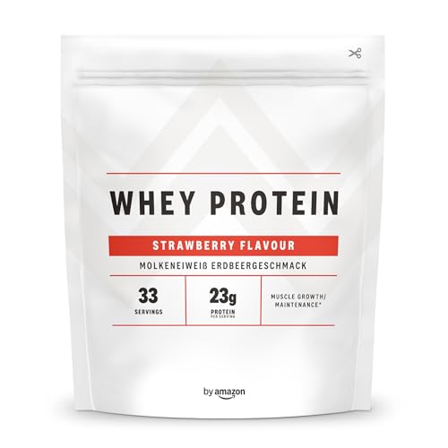 Amfit Nutrition Whey Protein Powder 1kg Strawberry
