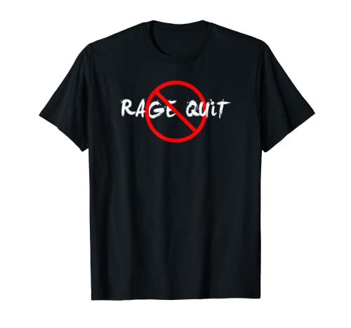 Image of Stop Rage Quit (Video Game T Shirt) T-Shirt