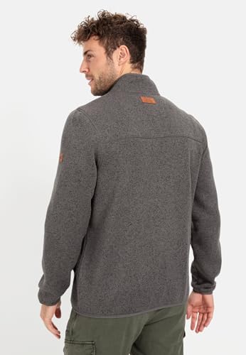 Suéter cárdigan de abrigo para hombre con cremallera camel active 3