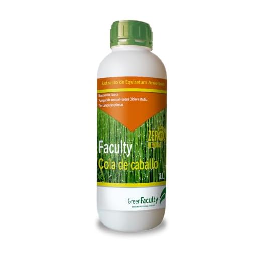 GreenFaculty - Cola de Caballo - Fungicida Ecológico para Plantas de Interior, Jardín y Huerto. Contra Hongos como Oidio y Mildiu. Equisetum Arvense 1L