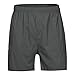 Maiyifu-GJ Men's Workout Sports Shorts Quick Dry Lightweight Running Gym Shorts Casual Summer Beach Swim Trunks with Pockets (Grey,3X-Large)