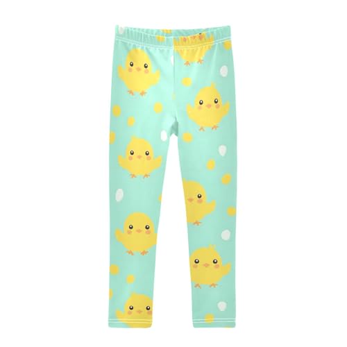 Girls' Leggings Cute Yellow Chick Kids Yoga Tights Pants 1 Pack 20860876
