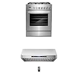 Cosmo 2-Piece Kitchen Package, 30" Gas Range & Undercabinet Range Hood