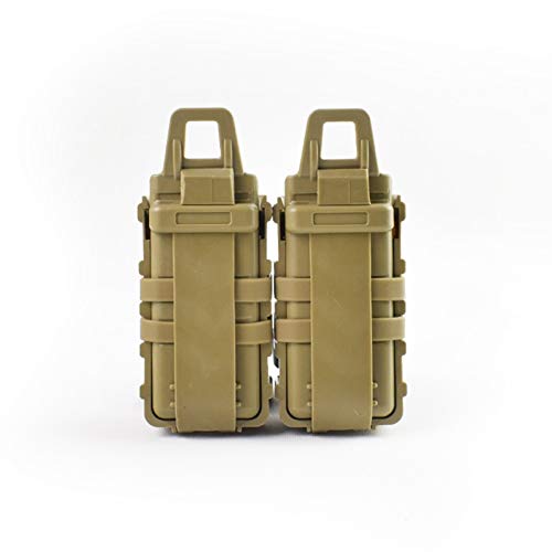 MP5/MP7 Molle Tactical Magazine Pouch Clip Fast Mag Holder Shell Quick Pull Holster Airsoft Military Hunting (Color : T) - Image 3
