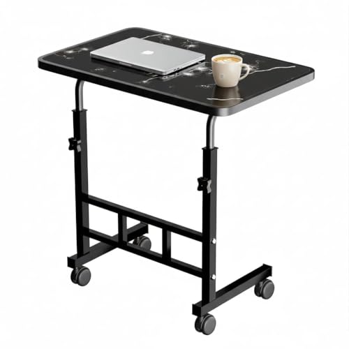Image of Multi-Purpose Laptop Table, Study Table| Bed Table| Adjustable Height, Portable for Office, Work Form Home | DIY Table, Easy to Assemble, Engineered (Flower)