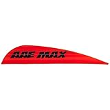AAE Max Stealth Vane Fire Orange 100 pk. Model: MSFO100