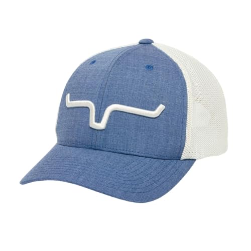 Image of Kimes Ranch Men's Indigo Upgrade Weekly Mesh-Back Trucker Cap