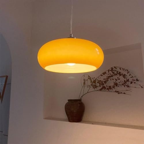 Suspension en verre lumineuse pour îlot de cuisine et repas convivial