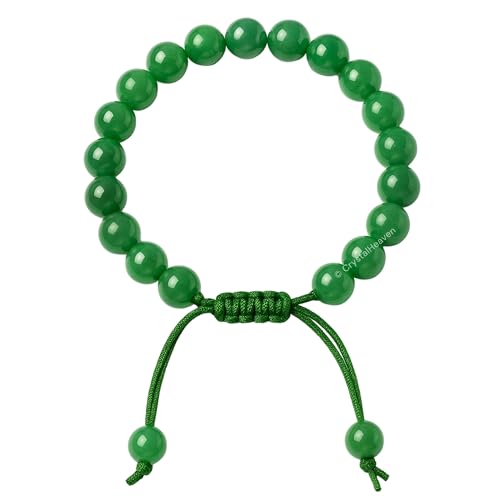 Crystal Heaven Certified Crystal Bracelet for Women Men with Healing Crystal and Reiki Stone - Original Authentic Gemstone Adjustable Beaded Bracelet for Money, Wealth Success & Positive Energy