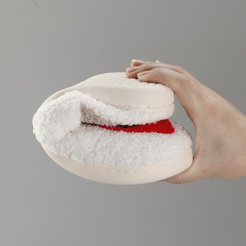 Image of Slippers for Women Men Fuzzy Memory Foam Slipper Fluffy Winter Soft Warm Slip On House Shoes