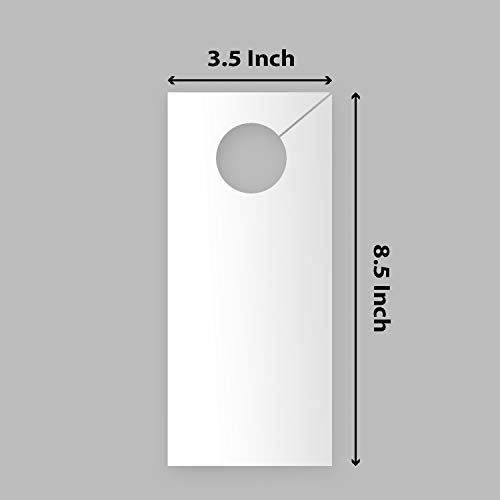 Do Not Disturb Sign - White/Blank Door Hanger - Easy To Write On- Personalize It! Hotel, Home, Office, Fitting Room & So Much More! (10 Pack) #TOP1