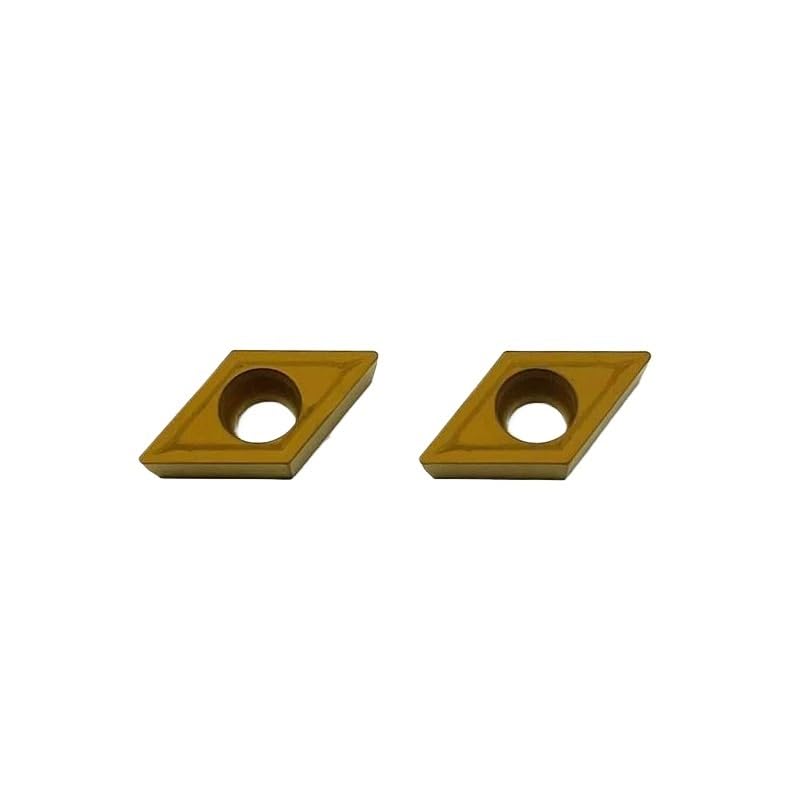 10 piezas insertos carburo DCMT para torno CNC acero miniatura 1