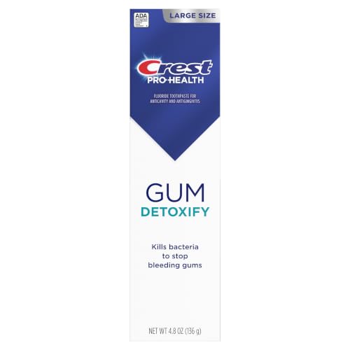 Crest Pro-Health Gum Detoxify Toothpaste 4.8 oz - Anticavity, Antibacterial Fluoride Toothpaste, Clinically Proven Gum, Sensitive, and Enamel Protection, Plaque Control - image 8