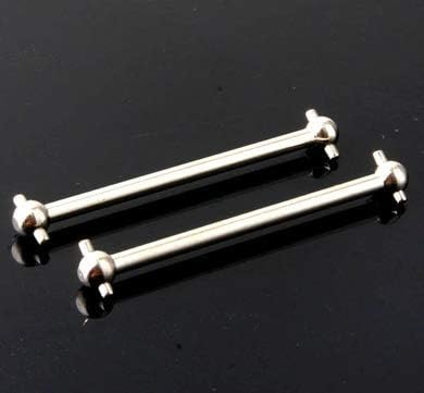 Parts & Accessories 2pcs RC car 1/10 HSP 06061 Steel Dogbones 84mm for Redcat Tornado S30 BB Vortex SS Exceed 94166 94106 SUV - (Color: White)