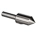 Drill America 3/8"-100 High Speed Steel Single Flute Countersink, Dew Series