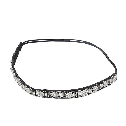 Bandeau en perles VALICLUD lot de 5 élastiques pour coiffure de fête élégante