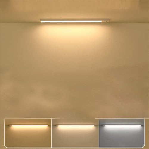 Aplique de pared largo tricolor para pasillos oscuros sin enchufes cercanos