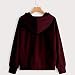 CHMORA - Sudadera con capucha para mujer, diseño de rosa