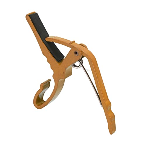 Capo, accessoire d’instrument de capo de guitare électrique, changement de tonalité rapide pour jouer(Or) - Les Beatles, Paul McCartney, John Lennon, RIngo Starr, George Harrison Capo, accessoire d'instrument de capo de guitare électrique, changement de tonalité rapide pour jouer(Or)