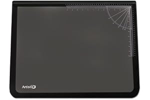 Lift Top Desk Pad with Clear View Desktop Overlay