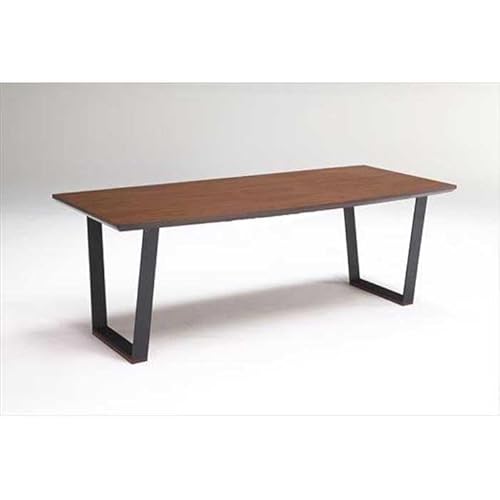 [圧倒的な重厚感を備えたアイアンアームテーブル]ジョブズ180テーブル/アルダー/大川家具