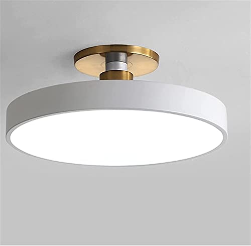 Lampe de plafond LED ronde en acrylique au design moderne et minimaliste pour éclairage de salon