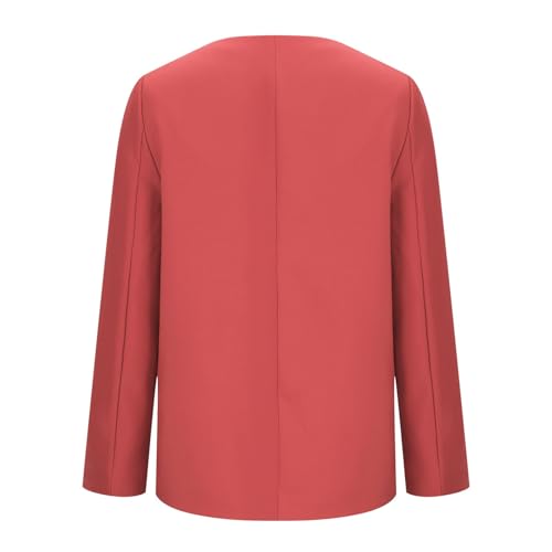 Women's Cropped Blazers Long Sleeve Open Front Lightweight Cardigan Casual Work Office Suit Blazer Formal Jackets4