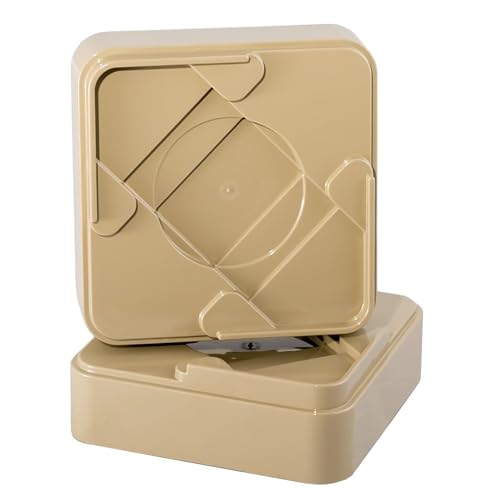 Headwind Raise ITS Furniture Risers Bed Risers, Khaki 1"x4"x4" (8 Count)