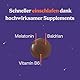 Sleep Chocolate mit Melatonin + Baldrian für verkürzte Einschlafzeit - Zuckerfrei - Vegan - 60 Stück - Made in Germany - Clever Chocolate