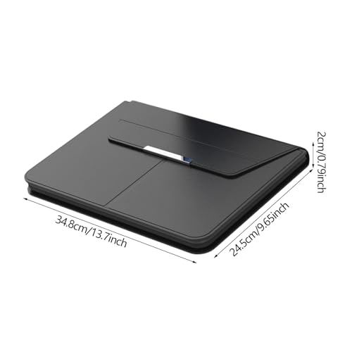 Funda para portátil de 13 pulgadas de piel sintética fina con organizador de ratón 4