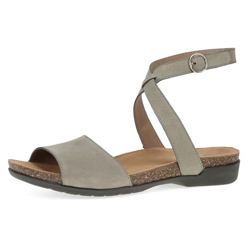 Dansko Rafferty Sandal for Women – Memory Foam and Cork Footbed for Comfort and Arch Support – Lightweight Rubber Outsole for Long-Lasting Wear