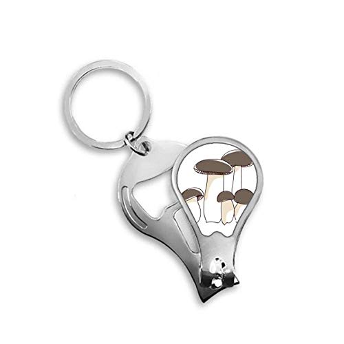 Coupe-ongles champignons motif original pour soin ongles de pieds