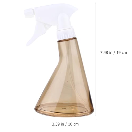 Petites bouteilles spray transparentes esthétique soignée doré de 2 pièces