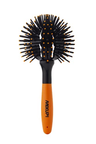 Mixup! 3D Bomb Curl Brush – Runde Kugelbürste Für Locken & Volumen, Perfekt Für Blow-out Zu Hause