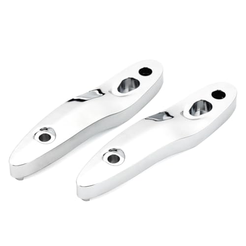 Cninba13 Rear Turn Signal Relocation Extension Bracket License Plate Holder Plastic Chrome Motorbike For Harley Softail All Models 00-20(Except FXDR)