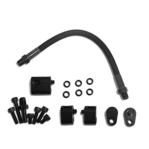 PRO LS Throttle Body Bypass Hose kit LS Coolant / Steam Port Crossover