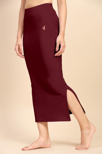 Image of TRENDMALLS Women's Polyester Spandex Stretchable Straight Saree Shapewear Petticoat for Women, Cotton Blended, Skirts for Women, Saree Shaper