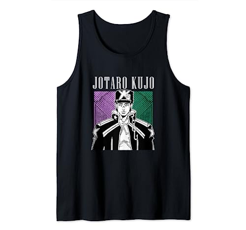 JoJo Part 6 Stone Ocean Jotaro Kujo Star Platinum The World Tank Top