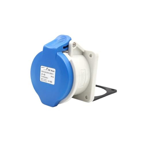 Enchufe industrial TYPR5801 de 32 A para evitar fallos de corriente rectos 2