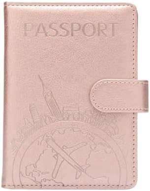 Carteira Porta Passaporte Documentos Cartão Viagem Rfid Rosa