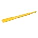 Aexit 250mm 10-inch Chisels Length 22mm Width Metal Shank Spline Flat Wood Chisels Chisel Yellow