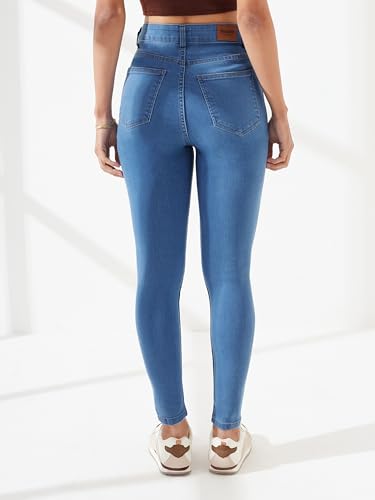 Image of Dolce Crudo Distressed High Rise Skinny Jeans for Women