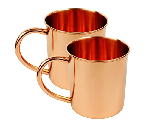 Alchemade 100% Pure Superior Grade Copper 14 Ounce Mug For Moscow Mules, Cocktails, And Other Beverages - Seamlessly Handmade With Food Safe Lacquer #TOP7