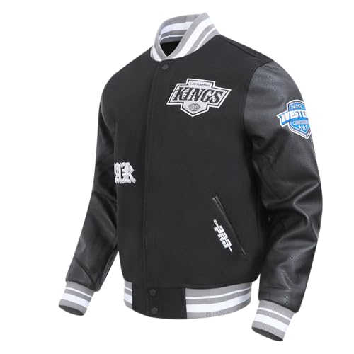 Image of Pro Standard Mens NHL Old English Varsity Jacket