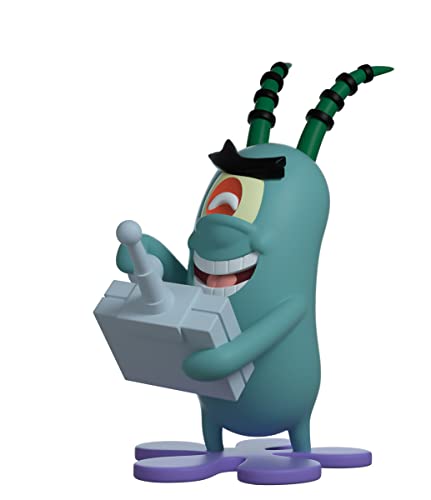 Youtooz Plankton 4.4" Inch Vinyl Figure, Official Licensed Plankton Collectible From Spongebob Squarepants By Youtooz Spongebob Squarepants Collection #TOP4