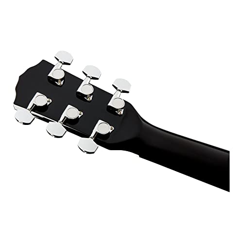 Fender CC-60SCE WN BK Guitare folk - Les Beatles, Paul McCartney, John Lennon, RIngo Starr, George Harrison Fender CC-60SCE WN BK Guitare folk – Image 6