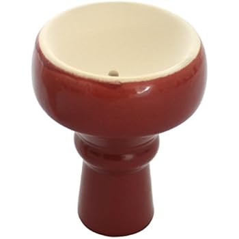 Hookah Bowl Mya Egyptian Burner Porcelain Hookah Bowl/Head - Red
