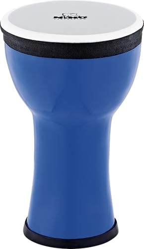 Mini djembe Nino Percussion bleu instrument enfant pour s'amuser en famille