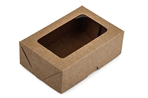 Caixa para presente kraft lembrancinha 6 doces 12x8x4-50 un