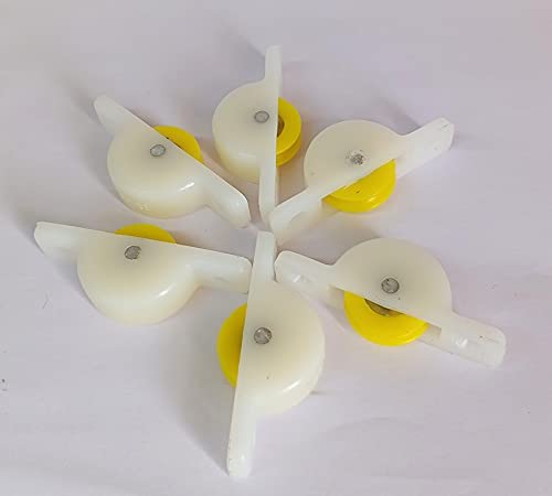 Aluminium Window Wheel (Yellow) (6 Pcs) 20mm-image-7